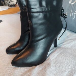 City Chic Black Heeled Boots